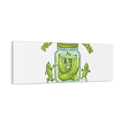 Pickle Everything! Matte Canvas | Brine Design, Pickle Lover Art