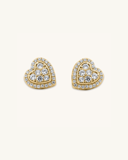 Heart Studs