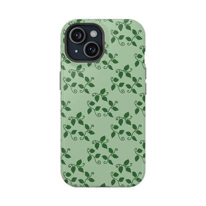 Pothos Pattern Phone Case – Dual Layer Protective Cover