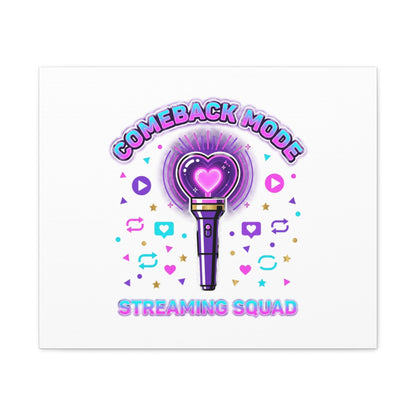 Comeback Mode Lightstick Canvas | K-pop Comeback, Streaming Squad