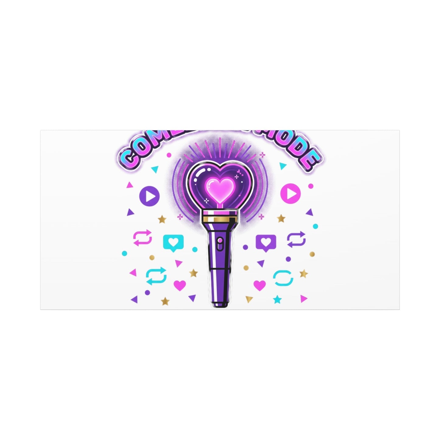 Comeback Mode Lightstick Canvas | K-pop Comeback, Streaming Squad