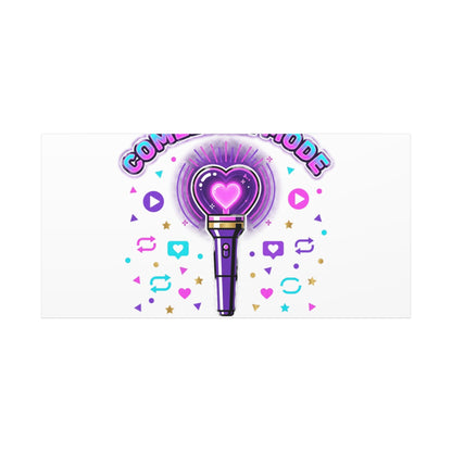 Comeback Mode Lightstick Canvas | K-pop Comeback, Streaming Squad
