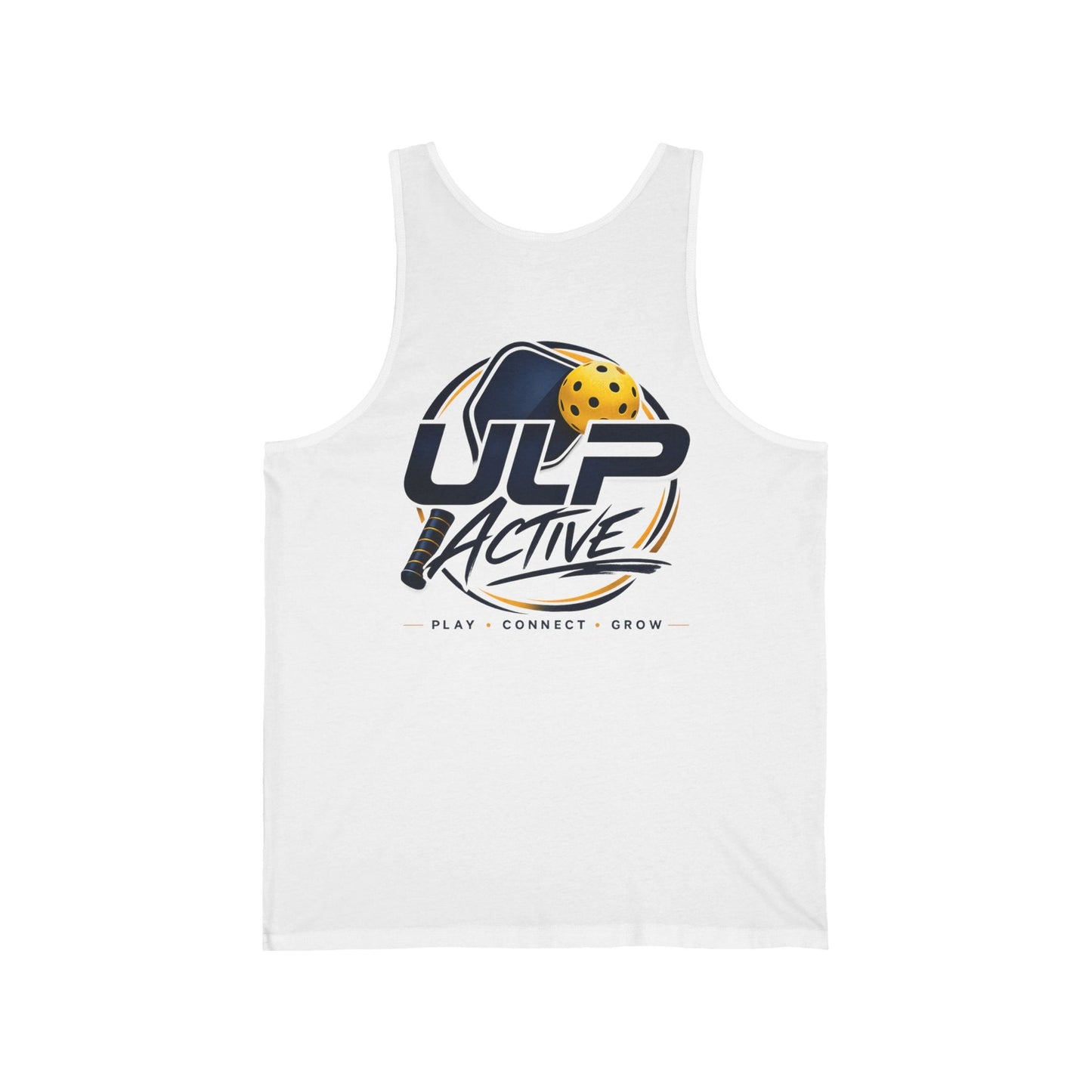 ULP Active Pickleball Tank Top Just One More Game— Play • Connect • Grow Athletic Jersey