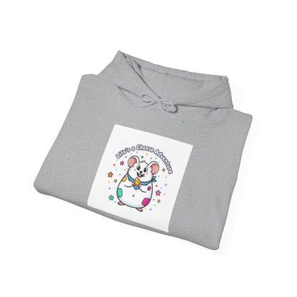 Cheeky Rodent Pride Hoodie | Rodent-Core rat art print, quirky animal design