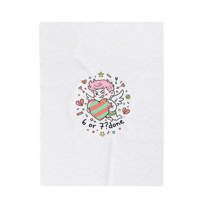 6 7 Weird Cupid Canvas | Viral Valentine's Wall Art | Funny Quirky Love