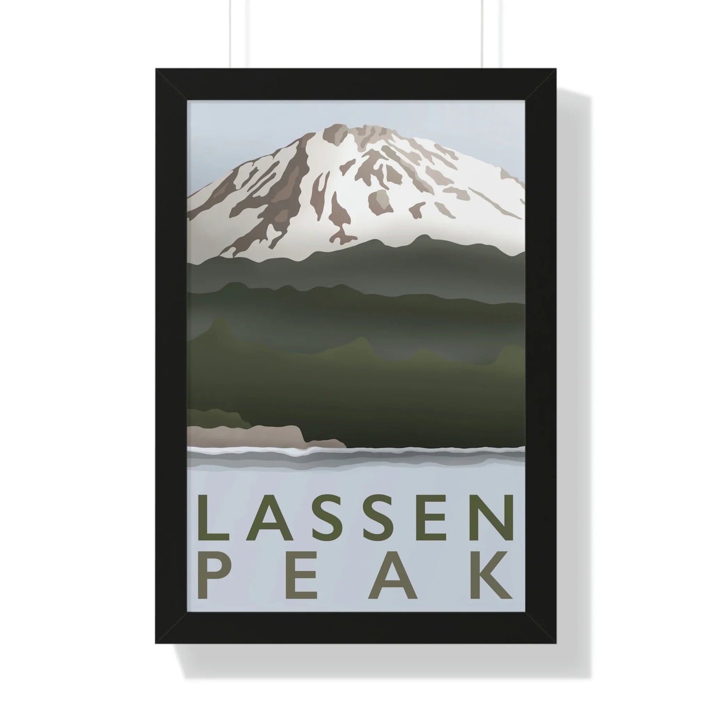 Lassen Peak Framed Print – Wall Art