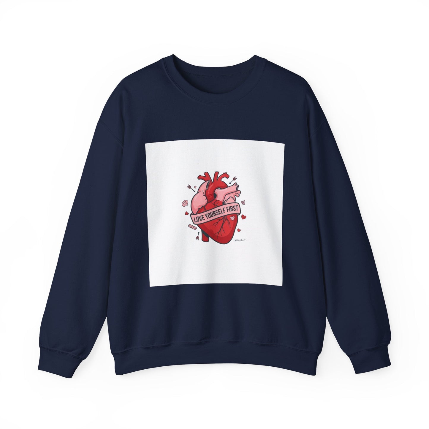 Anatomic Heart Patch Crewneck Sweatshirt | anti love graphic, punk Valentine