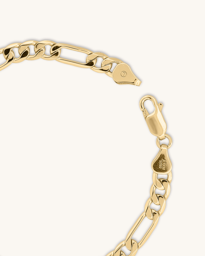 5mm King Figaro Bracelet