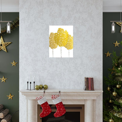 Fall Aspen Print – Unframed Wall Art