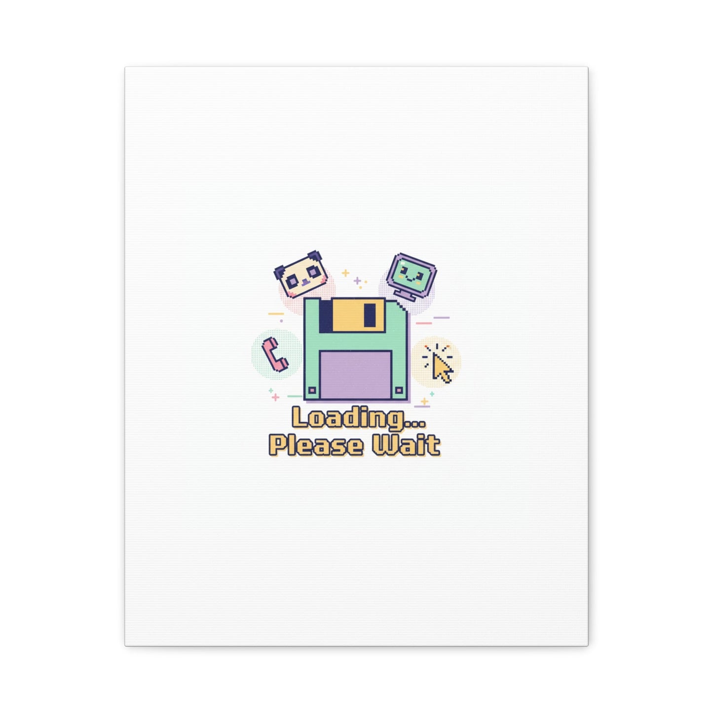 Loading Please Wait Canvas | Old Internet Aesthetic, 90s Web Nostalgia