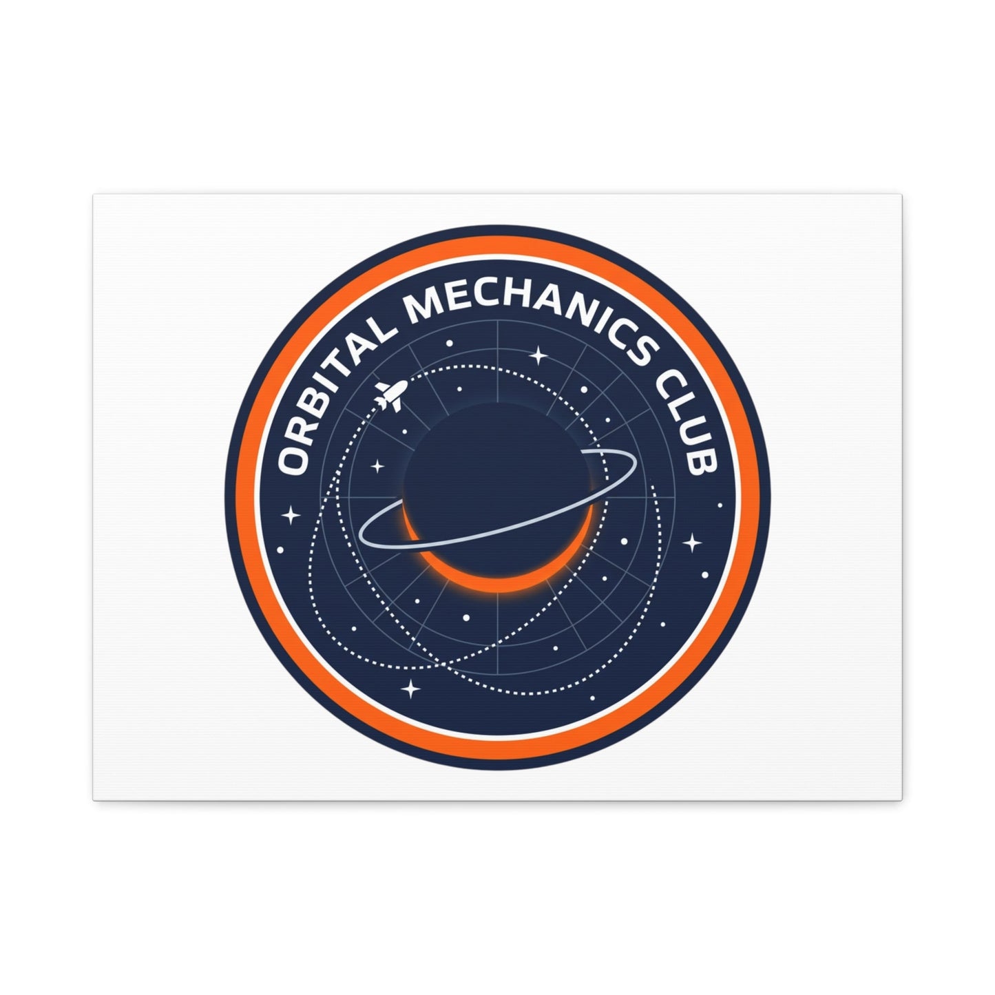 Orbital Mechanics Club Canvas | mission patch, space science