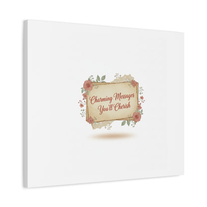Love Letter Collage Canvas, Vintage Letter Art, Wax Seal Romance Print