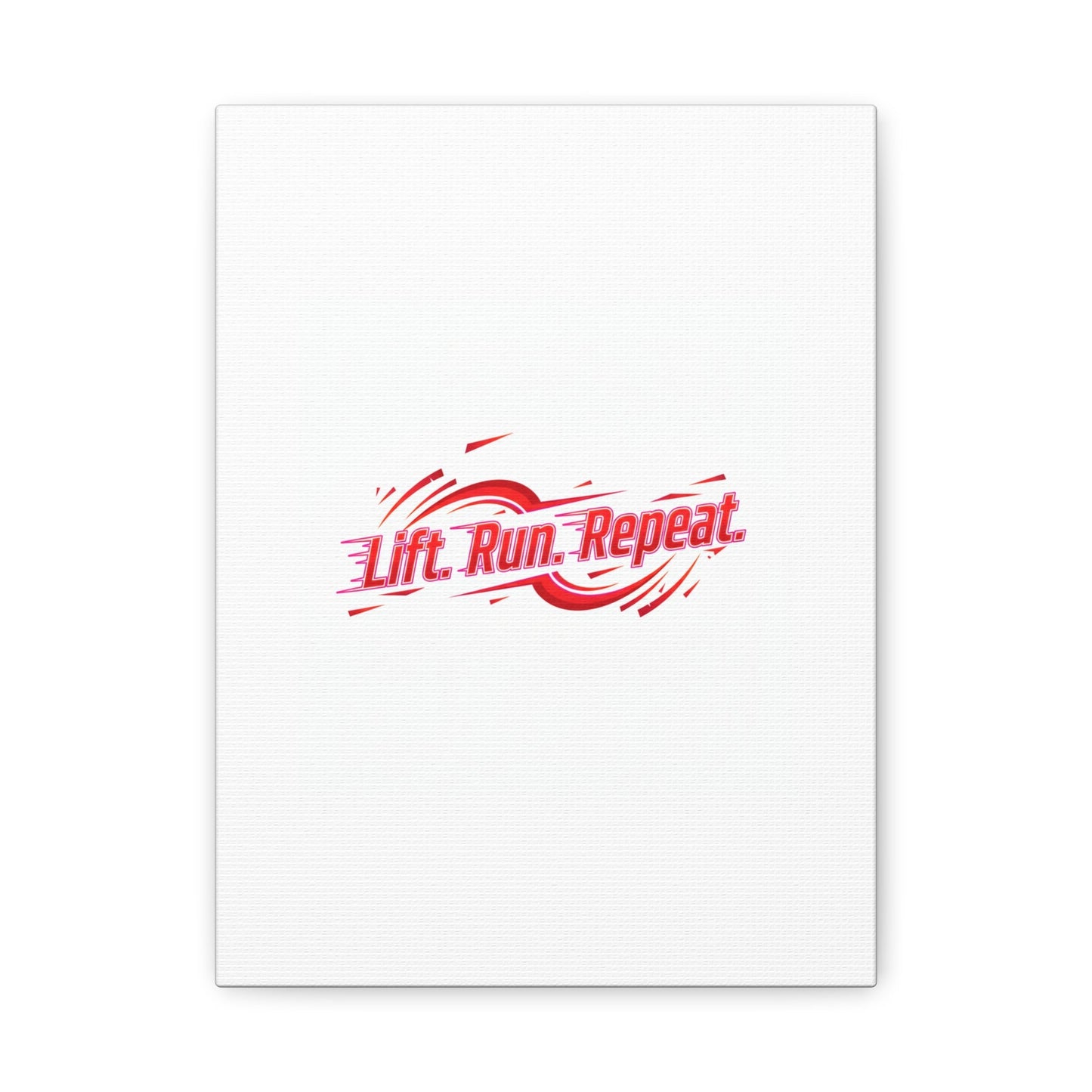 Lift Run Repeat Canvas | Fitness Wall Art, Gym Motivation