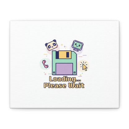 Loading Please Wait Canvas | Old Internet Aesthetic, 90s Web Nostalgia
