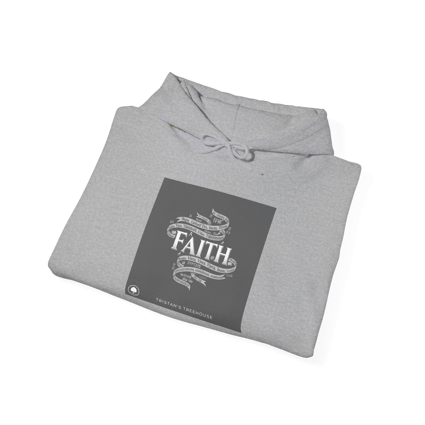 handwritten faith doodle Hoodie | sketch aesthetic, hand drawn message
