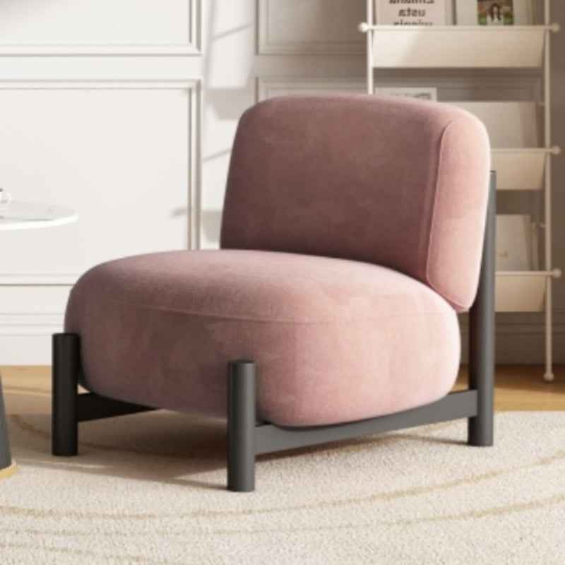 Living Room Single Sofa Fabric Lambswool Leisure Chair