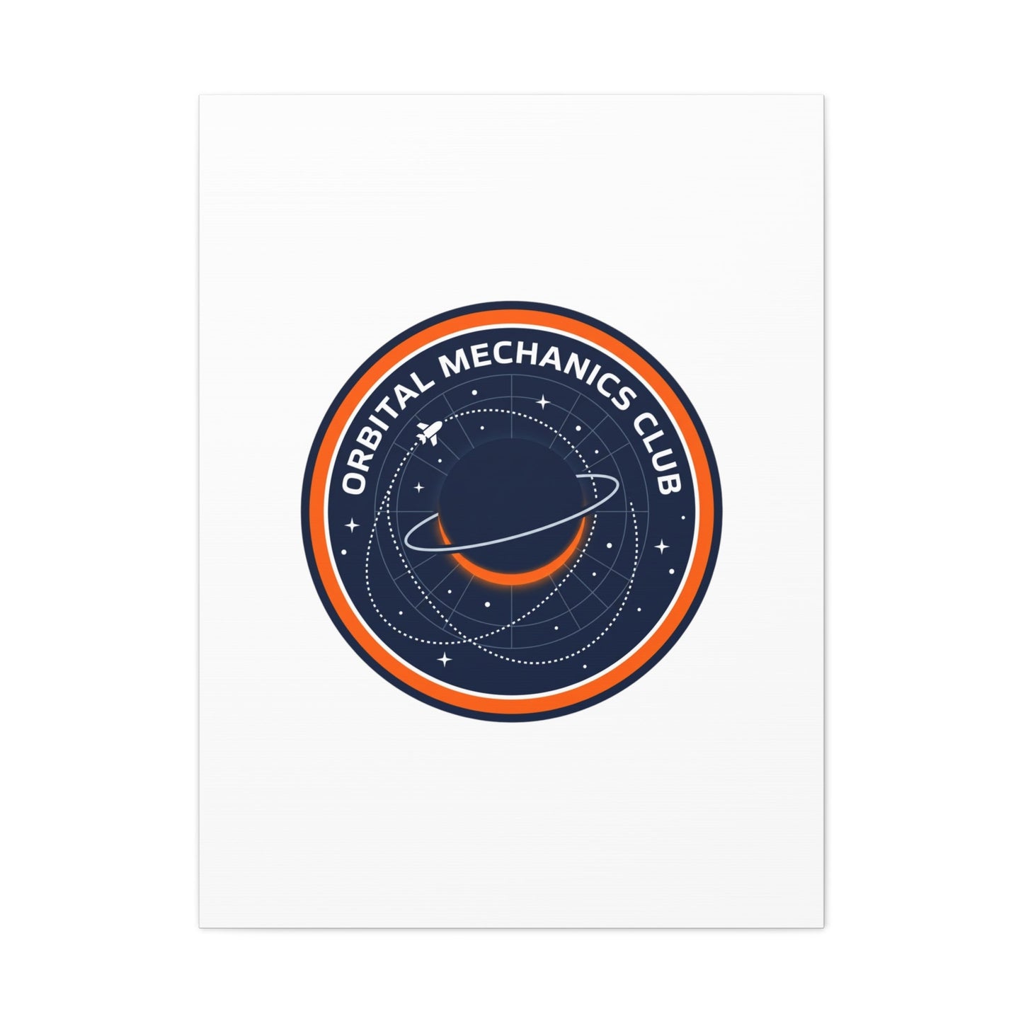 Orbital Mechanics Club Canvas | mission patch, space science