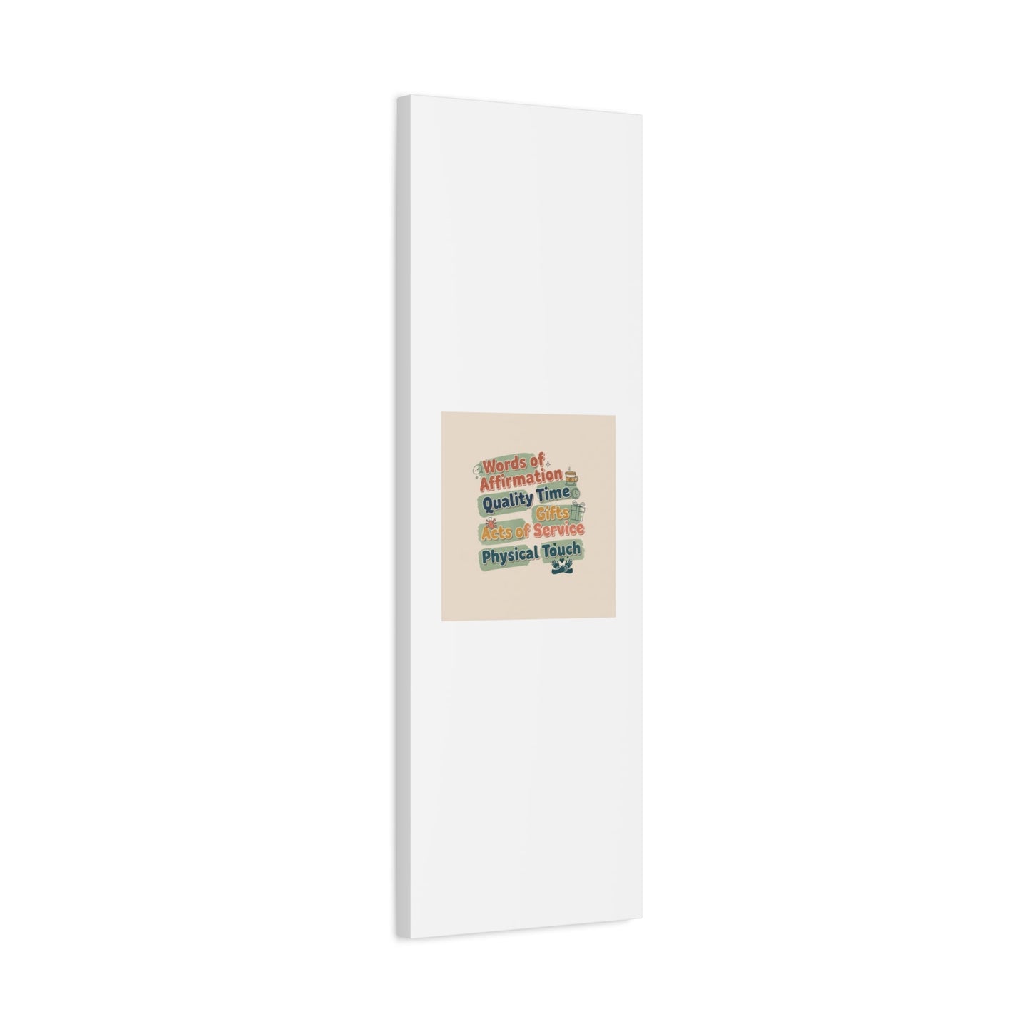 Love Languages List Matte Canvas Wall Art | love language meme, relationship humor