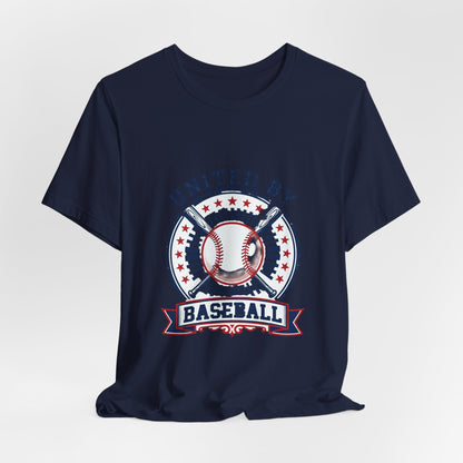 United by Baseball Tee | Patriotic Baseball Shirt, Vintage Red White Blue