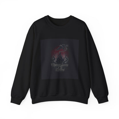 "Whispered Secrets of the Shadows" Gothic Crewneck | Dark Fantasy Sweatshirt