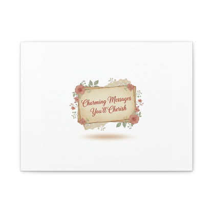 Love Letter Collage Canvas, Vintage Letter Art, Wax Seal Romance Print