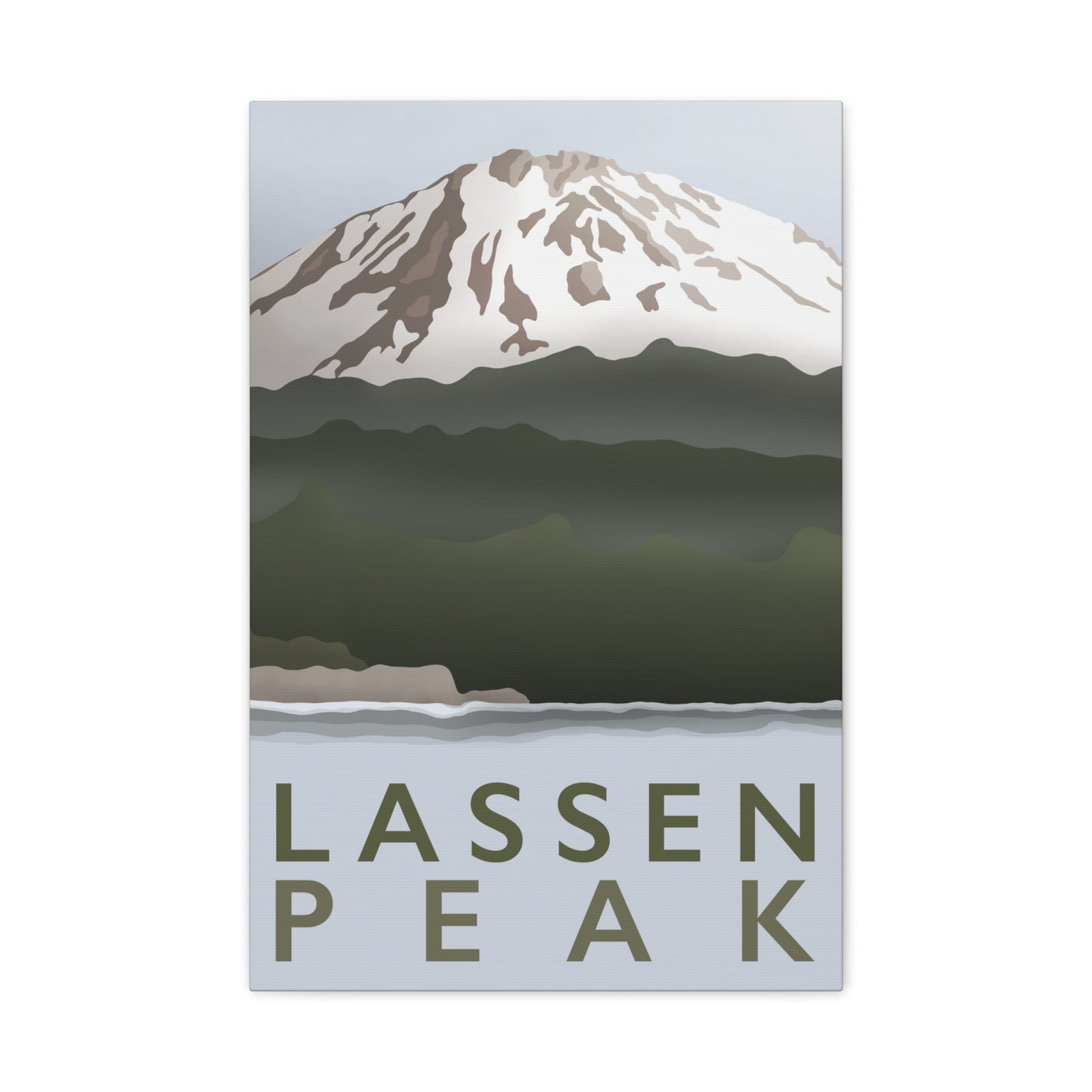 Lassen Peak Canvas Print – Wall Art