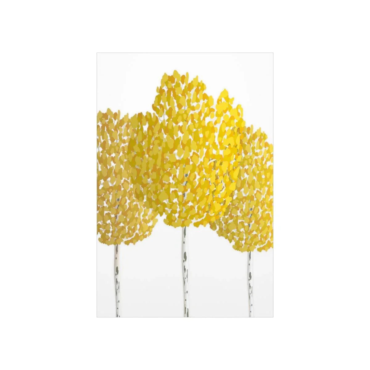 Fall Aspen Print – Unframed Wall Art