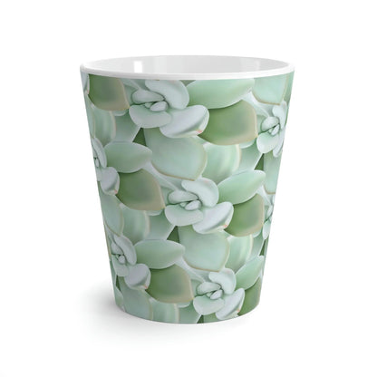 Pachyveria Haagei Succulent Pattern Ceramic Mug 12 oz