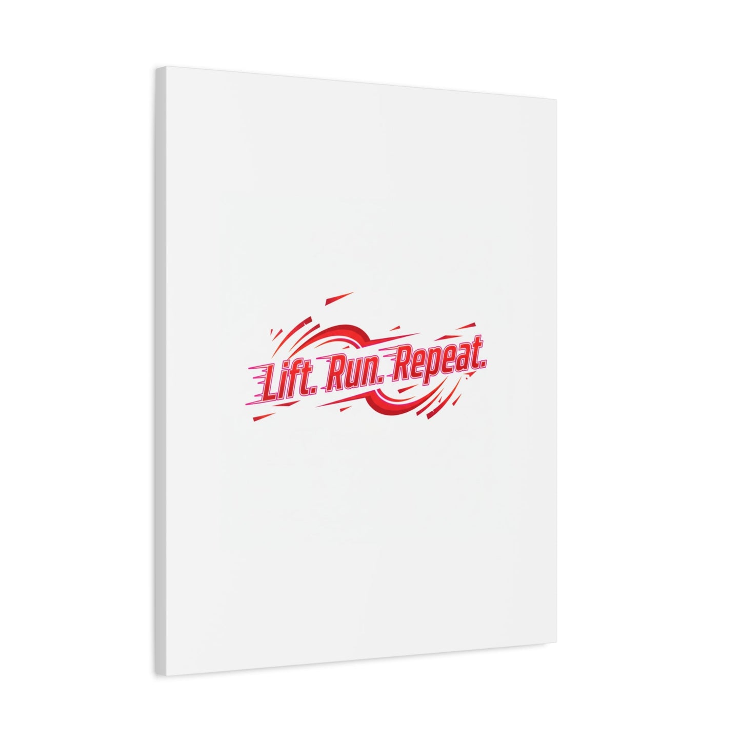 Lift Run Repeat Canvas | Fitness Wall Art, Gym Motivation