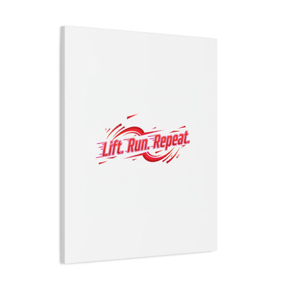 Lift Run Repeat Canvas | Fitness Wall Art, Gym Motivation