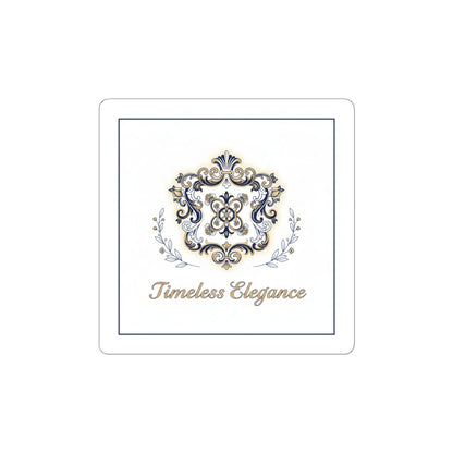 Ornate Brooch Emblem Sticker | vintage emblem, baroque pin design