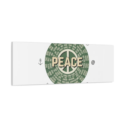Peace doodle canvas | hand drawn sketch aesthetic, handwritten message