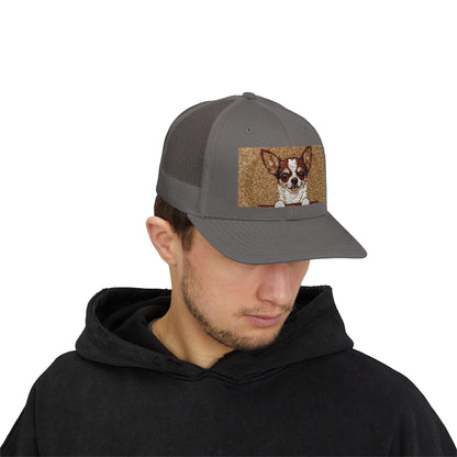 Meme Dog Trucker Hat — Funny Snapback Cap