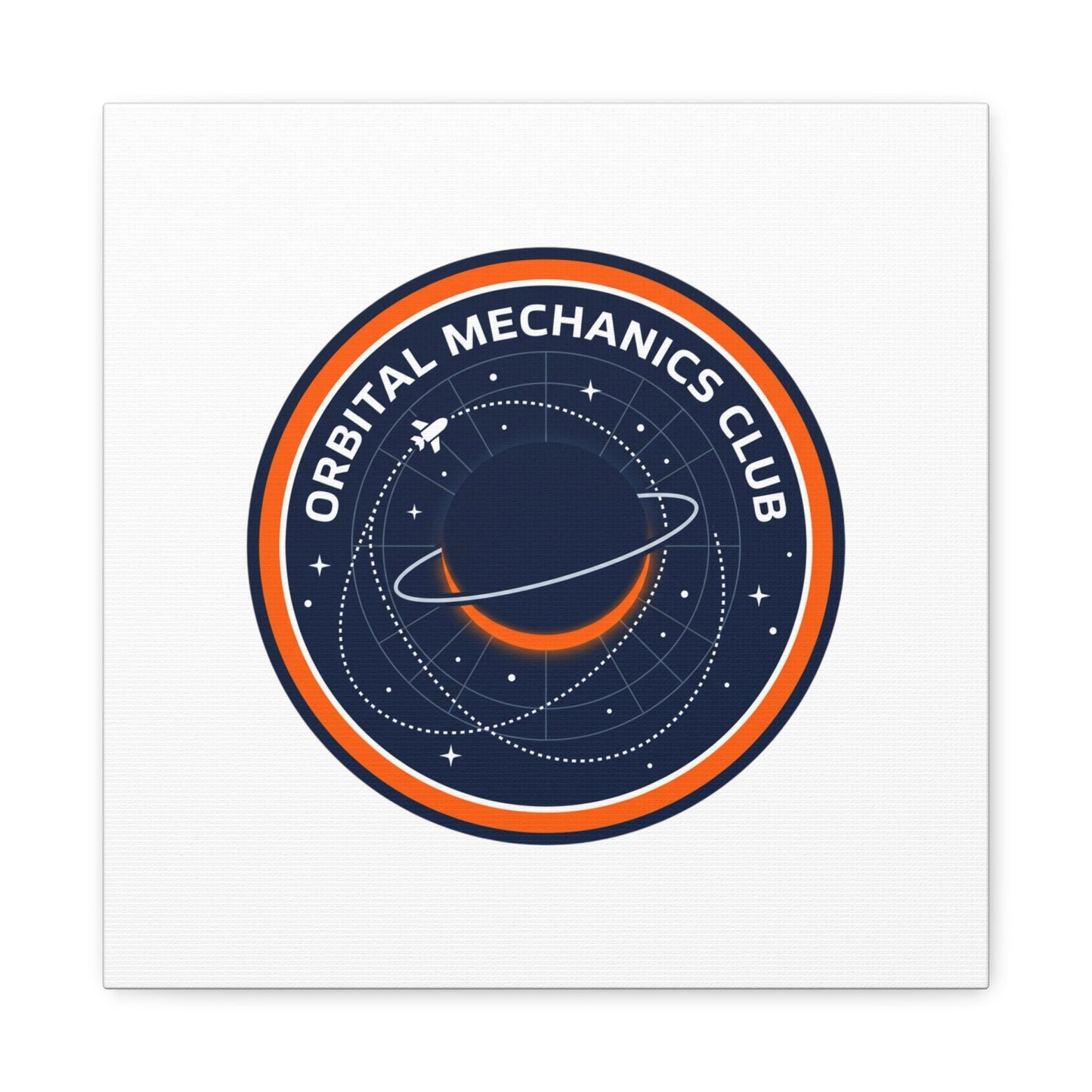 Orbital Mechanics Club Canvas | mission patch, space science