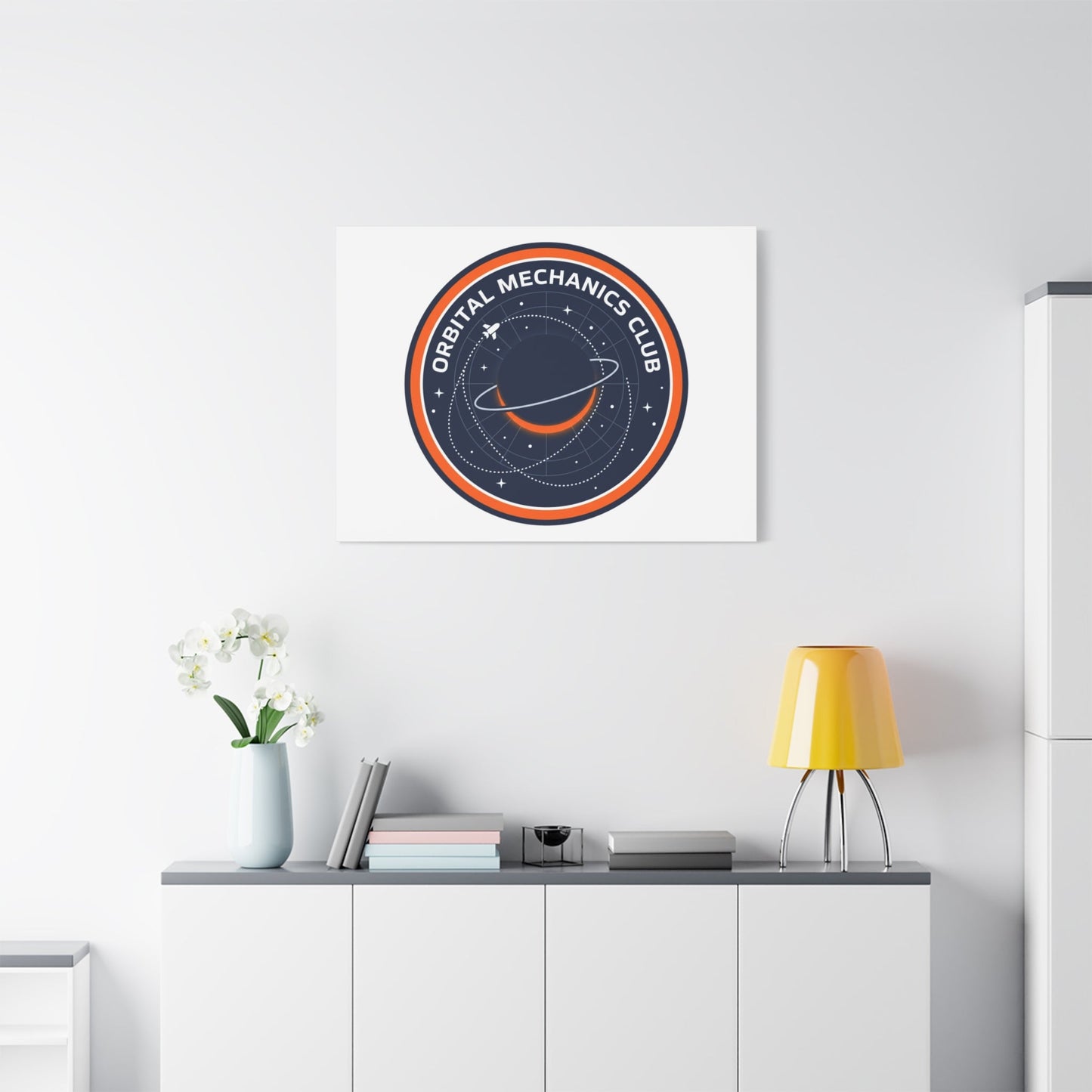 Orbital Mechanics Club Canvas | mission patch, space science