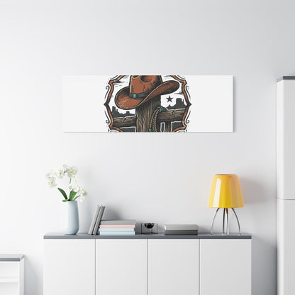 Built on Dust and Honor Canvas | Western cowboy, vintage Americana