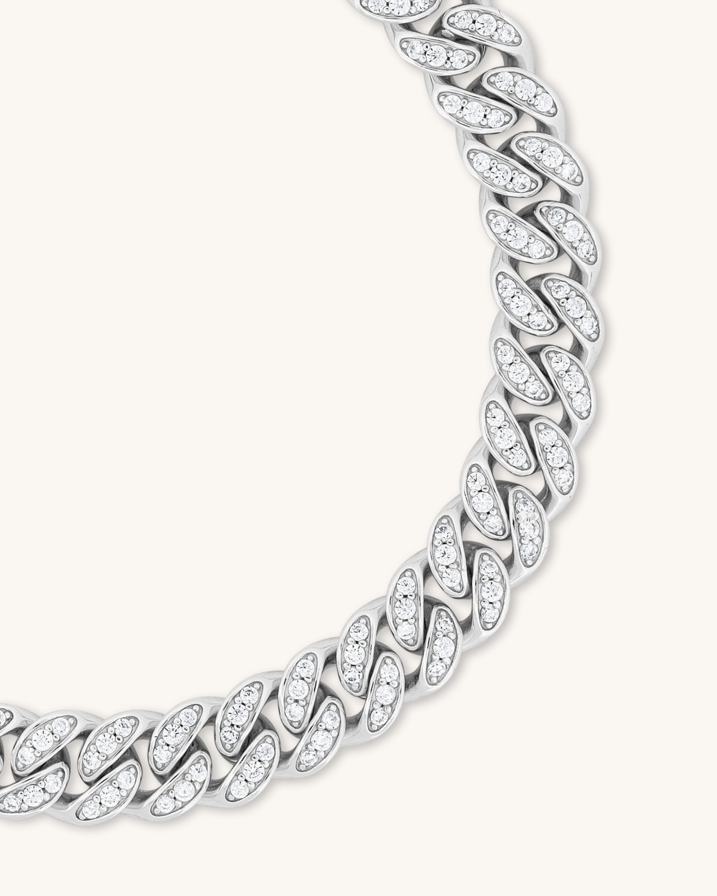 8mm Monaco Cuban Bracelet