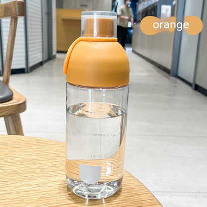 Plastic Transparent Simple Scented Tea Cup Portable
