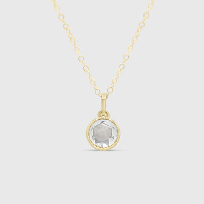 "Rosie" Necklace - Moissanite Collection