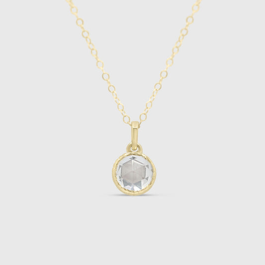 "Rosie" Necklace - Moissanite Collection