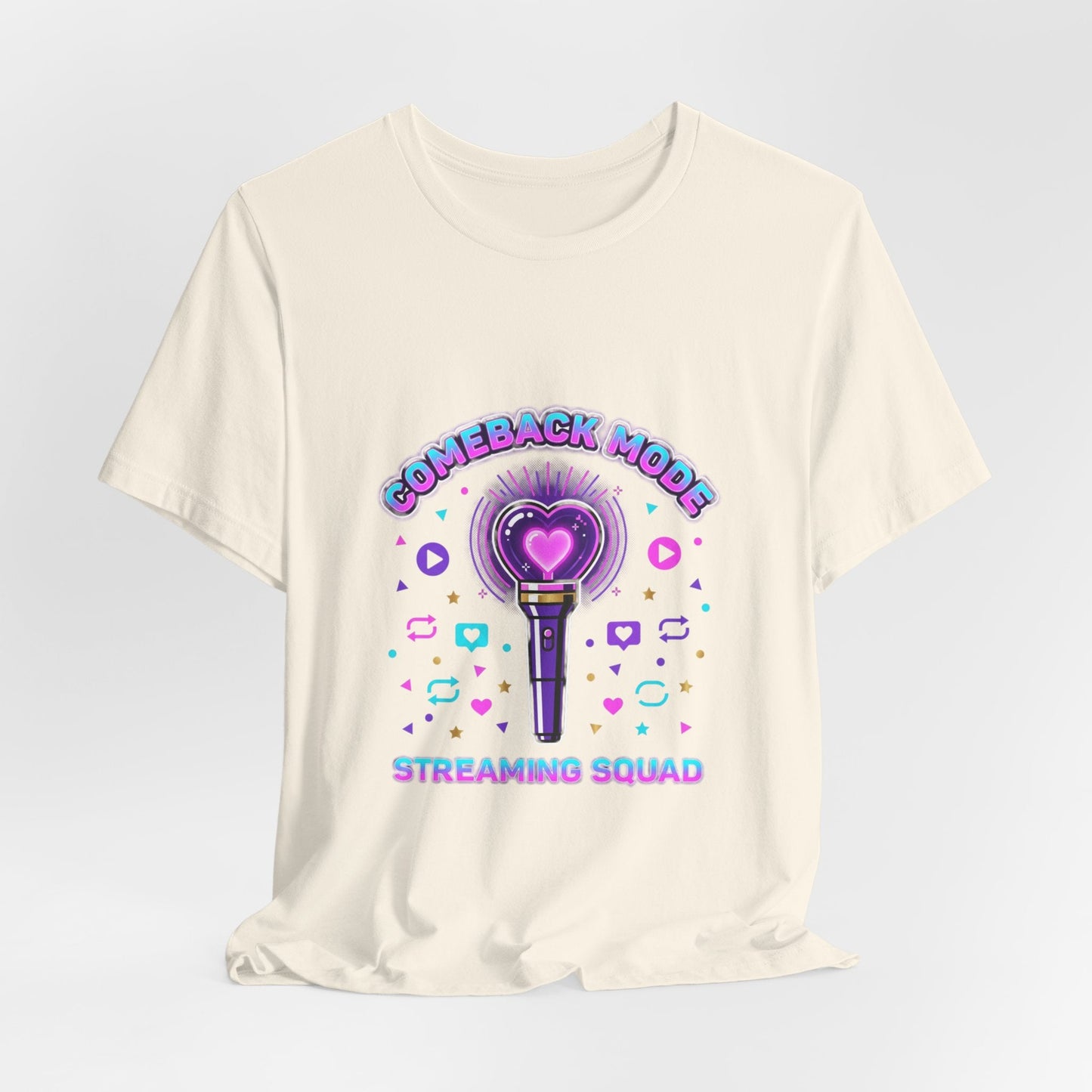 Comeback Mode Lightstick Tee | K-pop comeback, streaming squad