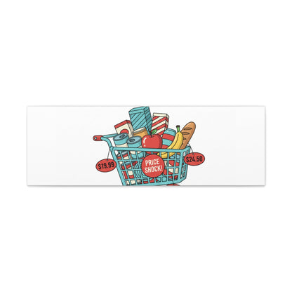 What Happened to the Dollar Menu? Canvas | Grocery Prices Meme, Price Shock Wall Art