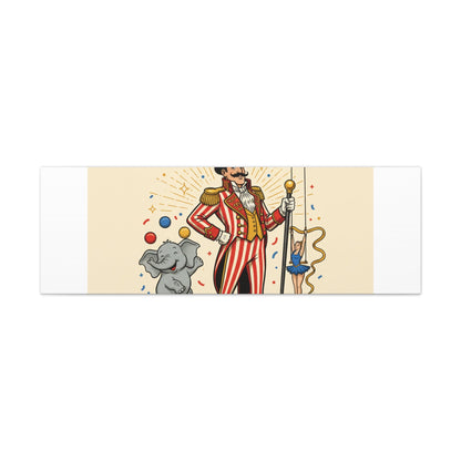 Join the Spectacle Circus Art Print | Matte Canvas, Stretched, Vintage Carnival Design