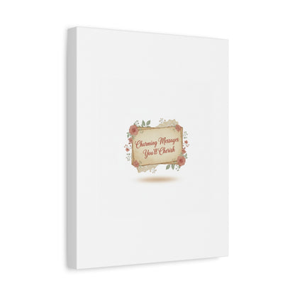 Love Letter Collage Canvas, Vintage Letter Art, Wax Seal Romance Print