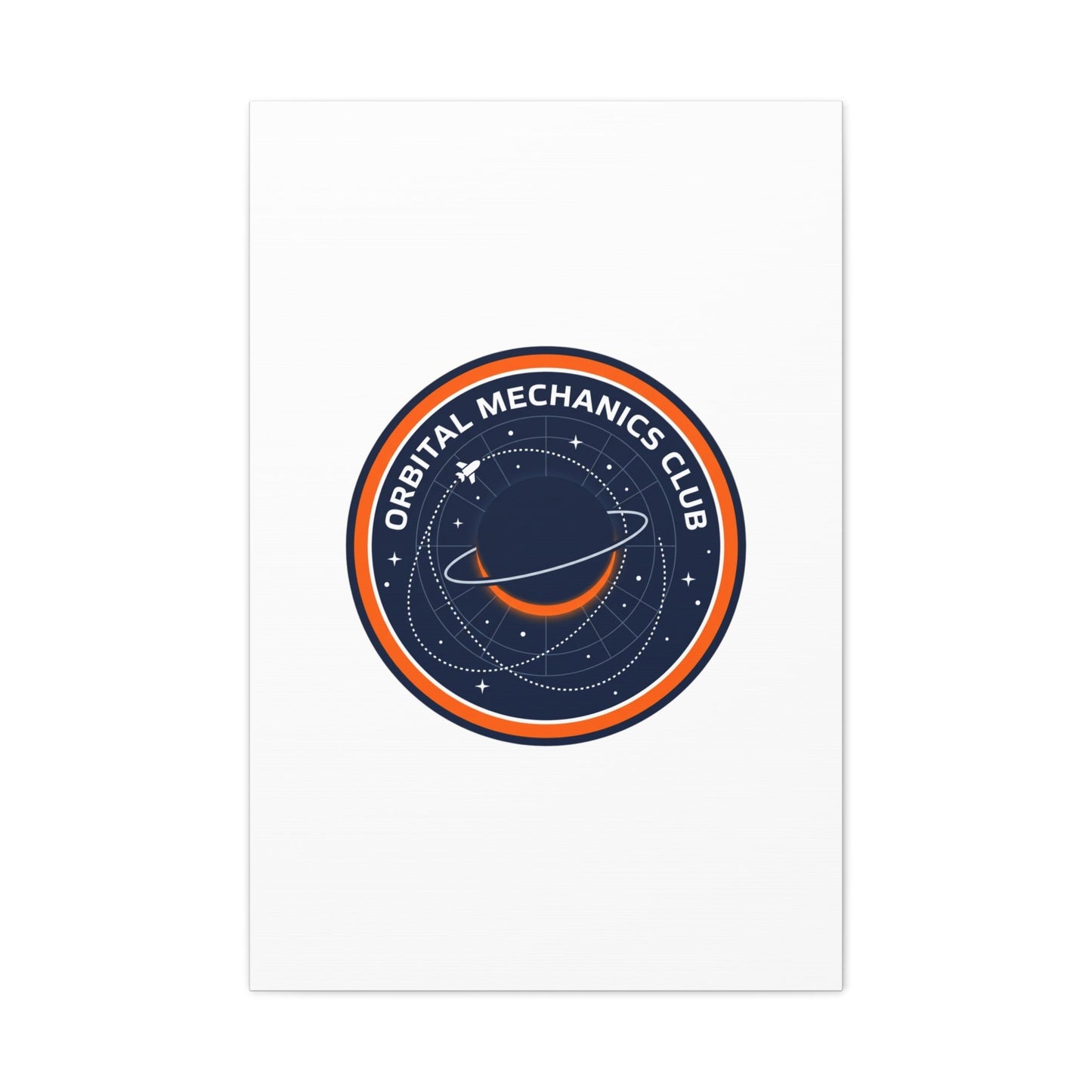 Orbital Mechanics Club Canvas | mission patch, space science