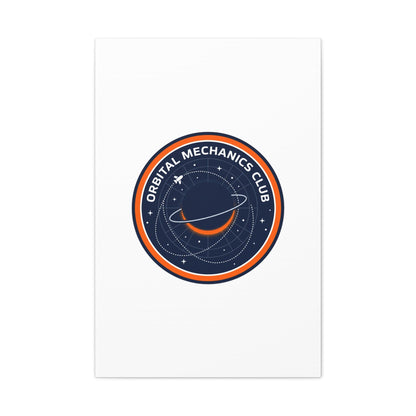 Orbital Mechanics Club Canvas | mission patch, space science