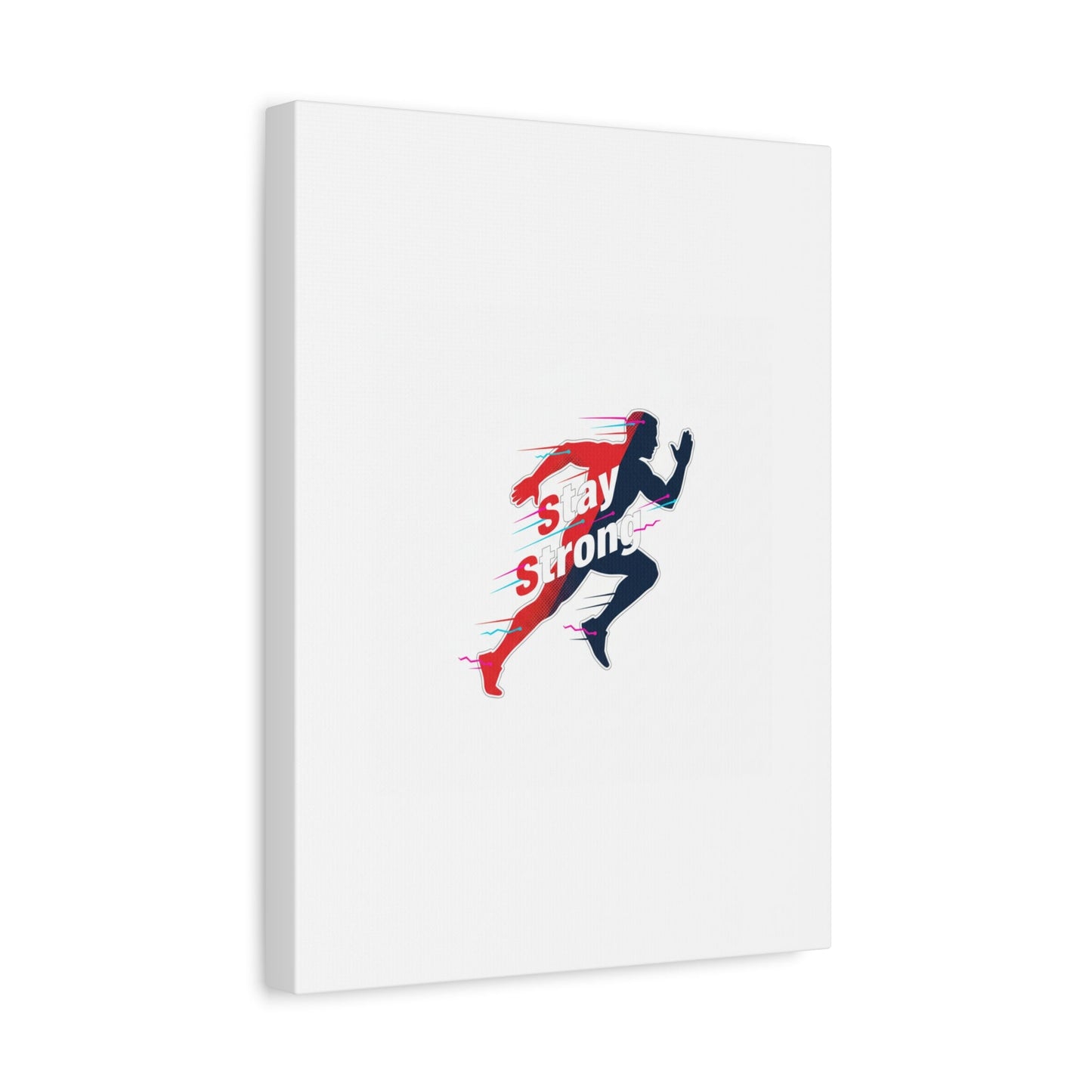 Stay Strong Runner Canvas | Fitness Motivation, Gym Wall Art