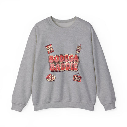 Bodega Baddie Crewneck Sweatshirt | NYC, Spanglish, Y2K Deli Sign