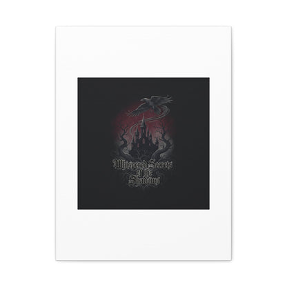 Whispered Secrets of the Shadows Castle Wall Art, Matte Canvas | Gothic Medieval Decor