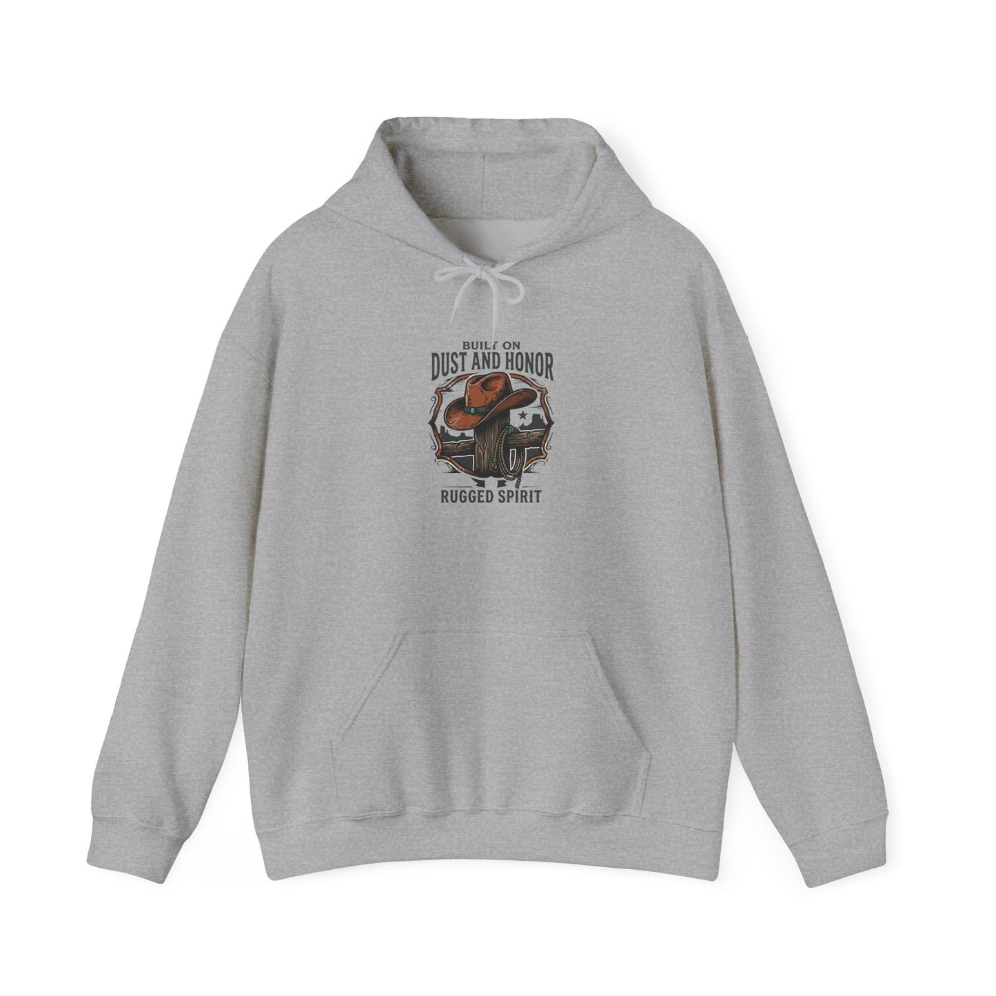 Dust and Honor Western Hoodie | cowboy, frontier, vintage Americana